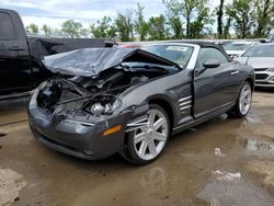 Salvage cars for sale at Cahokia Heights, IL auction: 2005 Chrysler Crossfire Limited