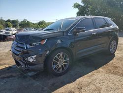 Salvage cars for sale at Baltimore, MD auction: 2015 Ford Edge Titanium