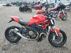 Salvage motorcycles for sale at Greenwell Springs, LA auction: 2014 Ducati Monster 1200