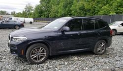 Salvage cars for sale at Waldorf, MD auction: 2021 BMW X3 XDRIVE30I