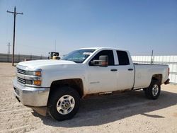Salvage cars for sale from Copart Andrews, TX: 2017 Chevrolet Silverado K2500 Heavy Duty