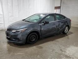 Salvage cars for sale from Copart Leroy, NY: 2017 Chevrolet Cruze LT