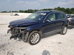 Salvage cars for sale at New Braunfels, TX auction: 2014 Volkswagen Tiguan S