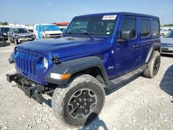Salvage cars for sale at Cahokia Heights, IL auction: 2020 Jeep Wrangler Unlimited Sport