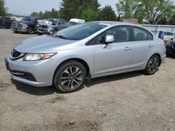 Salvage cars for sale at Finksburg, MD auction: 2013 Honda Civic EX
