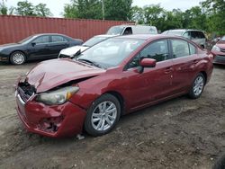 Salvage cars for sale at Baltimore, MD auction: 2016 Subaru Impreza Premium