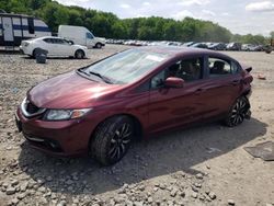 Salvage cars for sale from Copart Windsor, NJ: 2015 Honda Civic EXL