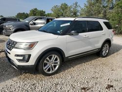 Salvage cars for sale at Houston, TX auction: 2016 Ford Explorer XLT