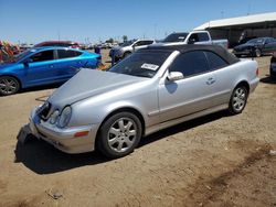 Salvage cars for sale at Brighton, CO auction: 2001 Mercedes-Benz CLK 320