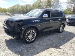 Salvage cars for sale at North Billerica, MA auction: 2015 Infiniti QX80