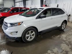 Salvage cars for sale at Ham Lake, MN auction: 2017 Ford Edge SE