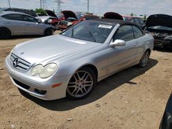 Salvage cars for sale at Elgin, IL auction: 2009 Mercedes-Benz CLK 350