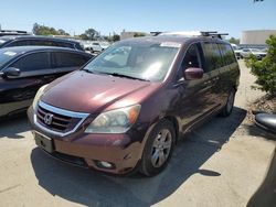 Salvage cars for sale at Martinez, CA auction: 2010 Honda Odyssey Touring