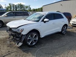 Salvage cars for sale at Spartanburg, SC auction: 2020 Audi Q3 Premium Plus S-Line