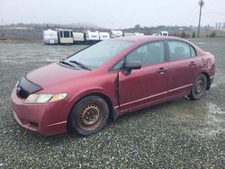 Salvage cars for sale at Cow Bay, NS auction: 2009 Honda Civic DX-G