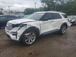 Salvage cars for sale at Lexington, KY auction: 2020 Ford Explorer Platinum