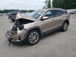 Salvage cars for sale at Dunn, NC auction: 2018 GMC Terrain SLT