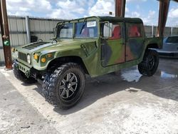 Salvage cars for sale from Copart Homestead, FL: 1989 American General Hummer