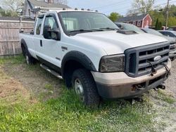 Salvage trucks for sale at West Warren, MA auction: 2006 Ford F350 SRW Super Duty