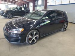 Salvage cars for sale at East Granby, CT auction: 2016 Volkswagen GTI S/SE