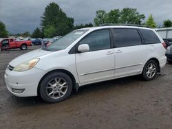 Salvage cars for sale from Copart Finksburg, MD: 2004 Toyota Sienna XLE
