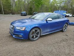 Salvage cars for sale at Bowmanville, ON auction: 2017 Audi S5 Technik