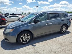 Salvage cars for sale at Indianapolis, IN auction: 2012 Honda Odyssey EX