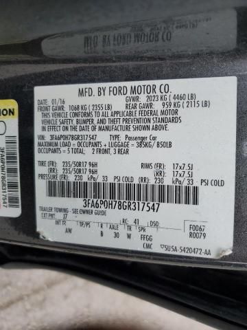 2016 Ford Fusion SE