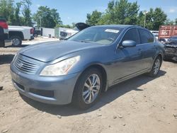 Salvage cars for sale from Copart Baltimore, MD: 2007 Infiniti G35