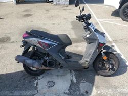 Salvage motorcycles for sale at Rancho Cucamonga, CA auction: 2018 Yamaha YW125