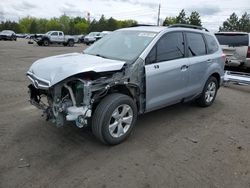Salvage SUVs for sale at auction: 2015 Subaru Forester 2.5I