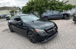 Salvage cars for sale from Copart Orlando, FL: 2019 Mercedes-Benz C 300 4matic