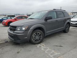 Salvage cars for sale from Copart Sun Valley, CA: 2018 Dodge Journey SE