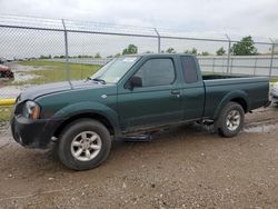 Salvage trucks for sale at Houston, TX auction: 2001 Nissan Frontier King Cab XE