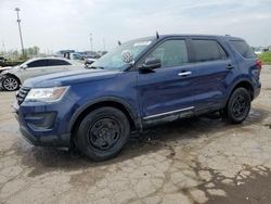 Ford Explorer Police Interceptor salvage cars for sale: 2017 Ford Explorer Police Interceptor