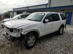 Salvage cars for sale at Wayland, MI auction: 2010 Ford Explorer Eddie Bauer