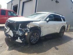 Salvage cars for sale at Mendon, MA auction: 2023 Nissan Pathfinder SV