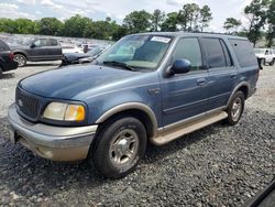 Salvage cars for sale at Byron, GA auction: 2000 Ford Expedition Eddie Bauer