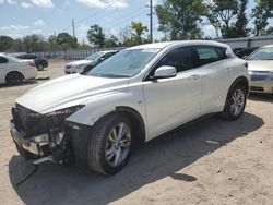 Salvage cars for sale from Copart Riverview, FL: 2019 Infiniti QX30 Pure