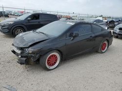 Salvage cars for sale at Houston, TX auction: 2013 Honda Civic SI
