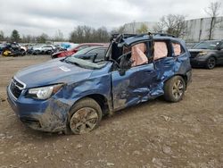 Salvage cars for sale at Central Square, NY auction: 2018 Subaru Forester 2.5I Limited