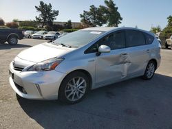 Salvage cars for sale at San Martin, CA auction: 2012 Toyota Prius V