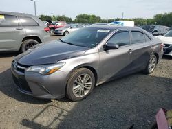 Salvage cars for sale at East Granby, CT auction: 2017 Toyota Camry LE