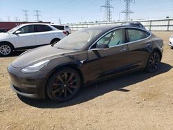 Salvage cars for sale at Elgin, IL auction: 2020 Tesla Model 3