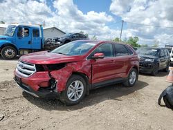 Salvage cars for sale at Pekin, IL auction: 2018 Ford Edge SEL