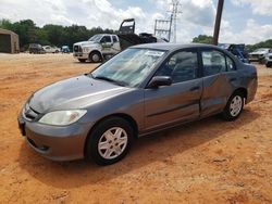 Salvage cars for sale at China Grove, NC auction: 2005 Honda Civic DX VP