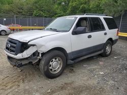 Salvage cars for sale at Waldorf, MD auction: 2010 Ford Expedition XLT
