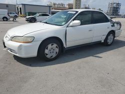 Salvage cars for sale at New Orleans, LA auction: 2002 Honda Accord LX