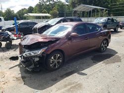 Salvage cars for sale from Copart Savannah, GA: 2022 Nissan Sentra SV