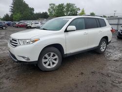 Salvage cars for sale from Copart Finksburg, MD: 2013 Toyota Highlander Base